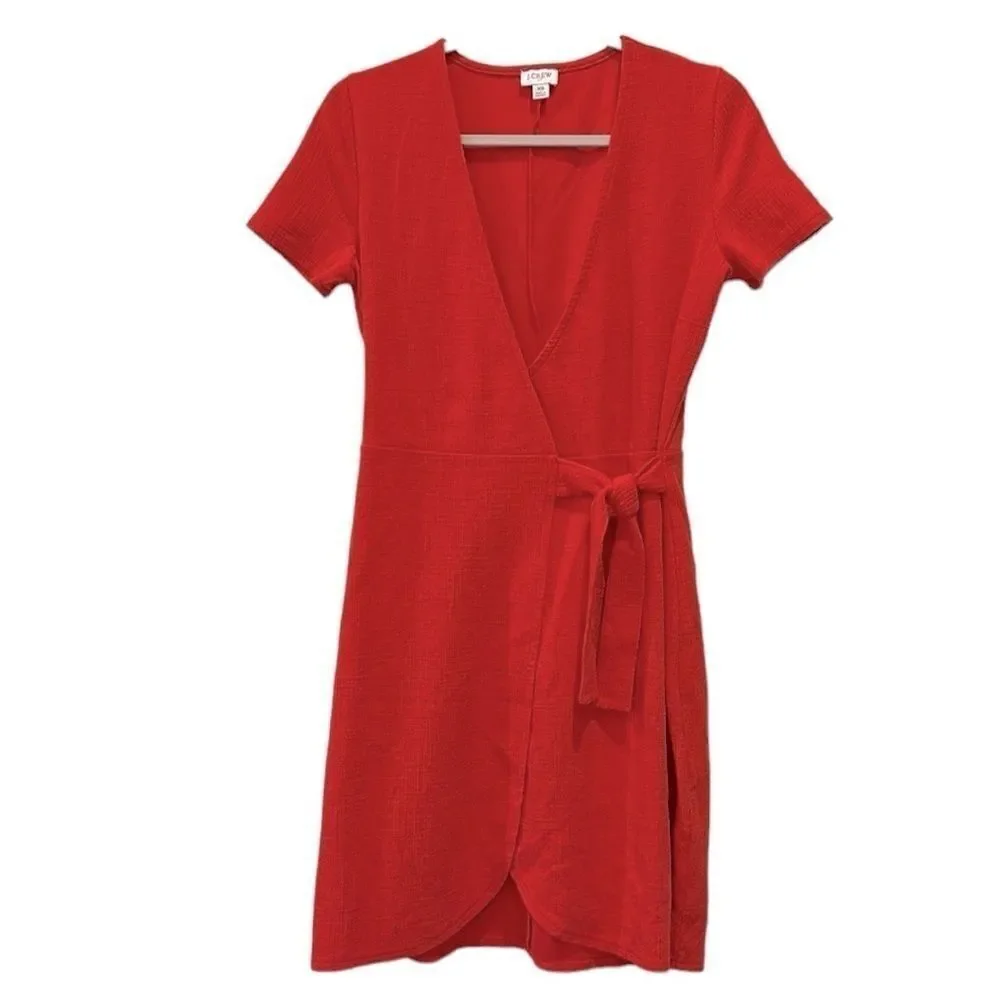 J. Crew Factory Textured Knit Wrap Dress Size XS